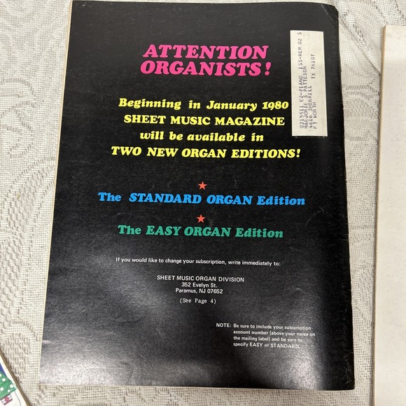 Vintage Sheet Music Magazine, Dec. 78,79 And 88. Three Issues Words and Music - Picture 5 of 13